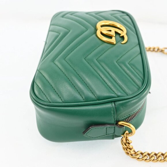 Authentic GUCCI GG Marmont Chain Shoulder Bag bsj870-110625 - Picture 3 of 16